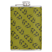 Vier, die Vögel als Ausschnitt-Stift aufrufen 3 Flachmann (Vorderseite)