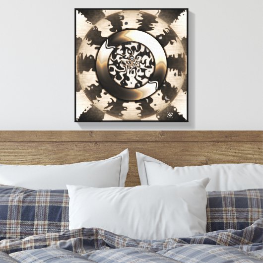 Vier Ebenen Leinwanddruck (Insitu (Schlafzimmer))