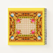 vier Ecken Barock Notizblock (Rückseite)