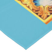 vier Ecken Barock Tischdecke (Schrägansicht)