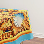 vier Ecken Barock Tischdecke (Beispiel)