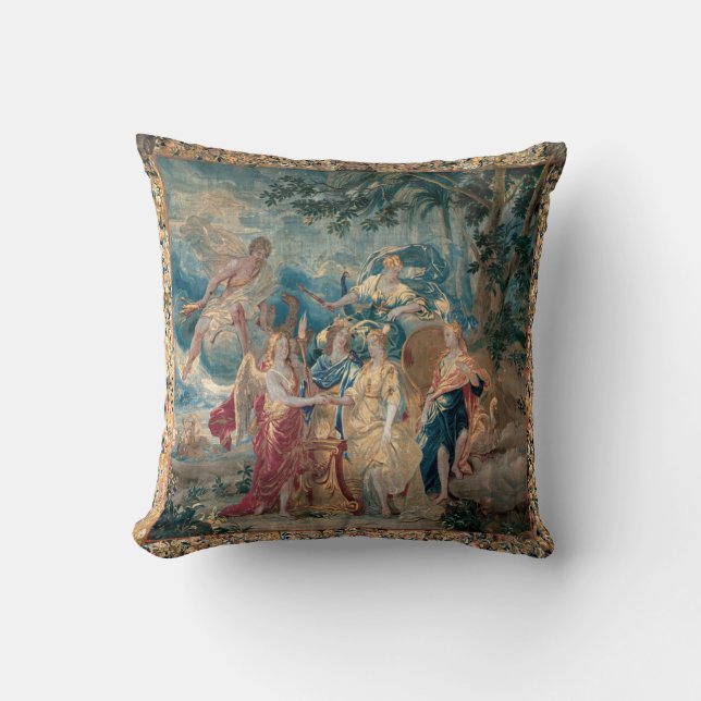 Vier Ecken des Weltkissens Kissen (Vorderseite)