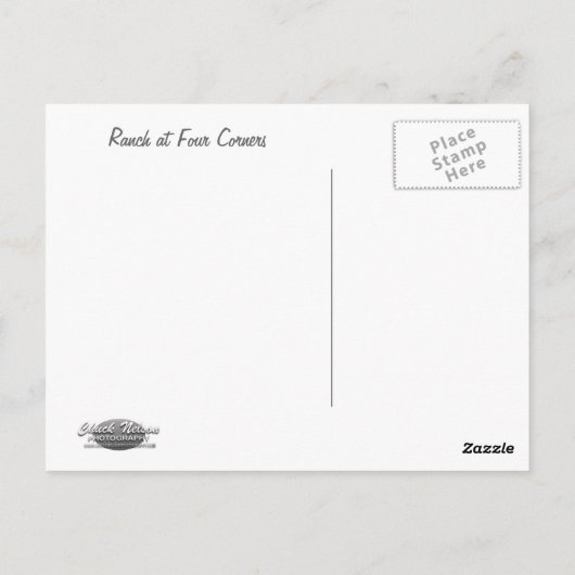 VIER ECKEN POSTKARTE (Rückseite)