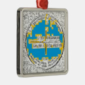 Vier Ecken vier Staaten Ornament Aus Metall (Rechts)