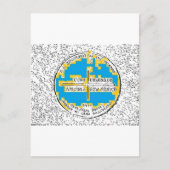 Vier Ecken Vier Staaten Postkarte (Vorderseite)