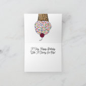 Vier Eiscreme Geburtstagskarte Karte (Innenseite)