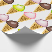 Vier Eiscremes Geschenkpapier