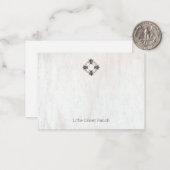 Vier elegante Bienen Rustic Wood Business Card Mitteilungskarte (Vorderseite/Rückseite Beispiel)