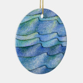 Vier Element-Wasser Keramikornament (Rechts)