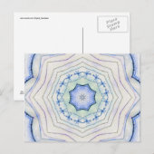 Vier Elemente Air Mandala Postkarte (Vorne/Hinten)