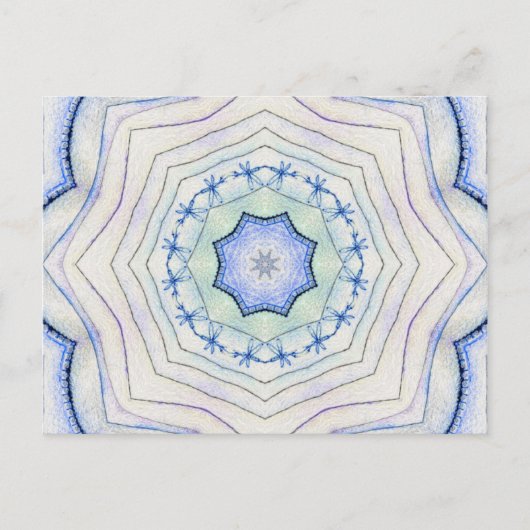 Vier Elemente Air Mandala Postkarte (Vorderseite)