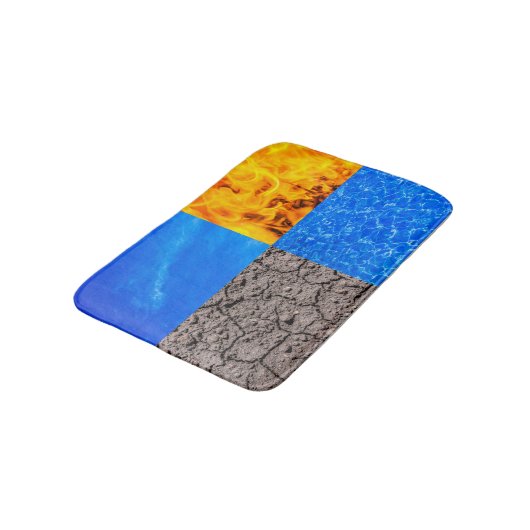 Vier Elemente Badematte (Schrägansicht)