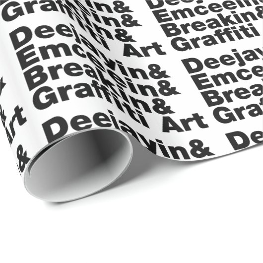 Vier Elemente des angesagten Hopfens Geschenkpapier (Rolleneckpunkt)