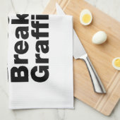 Vier Elemente des angesagten Hopfens Geschirrtuch (Viertel Falte)