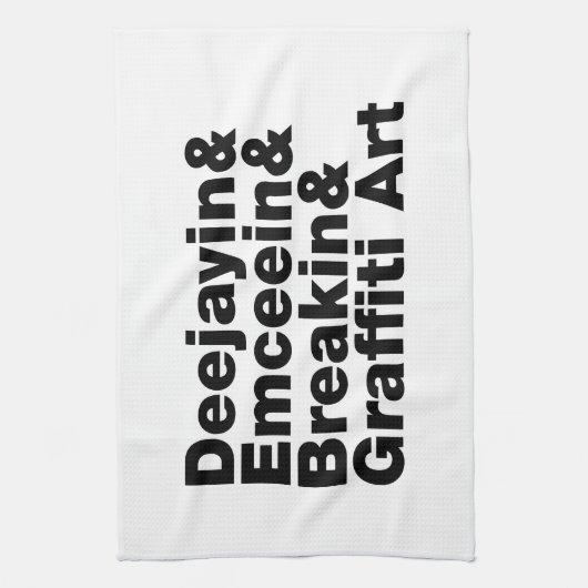 Vier Elemente des angesagten Hopfens Geschirrtuch (Vertikal)