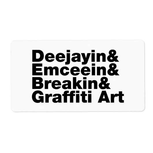 Vier Elemente des Hip Hop (Vorne)