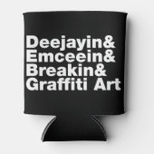 Vier Elemente des Hip Hop Dosenkühler (Vorderseite)