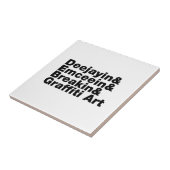 Vier Elemente des Hip Hop Fliese (Seite)