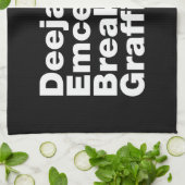 Vier Elemente des Hip Hop Handtuch (Gefaltet)