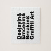 Vier Elemente des Hip Hop Puzzle (Vertikal)