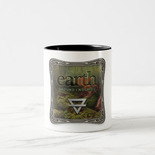 Vier Elemente - Erde - Kaffeetasse (Mittel)