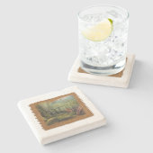 Vier Elemente - Erde - Untersetzer (Seitenansicht)