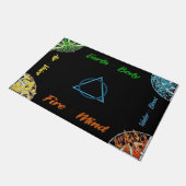 Vier Elemente Ewige Türmatte (Schrägansicht)