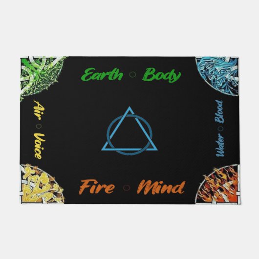 Vier Elemente Ewige Türmatte (Vorderseite)