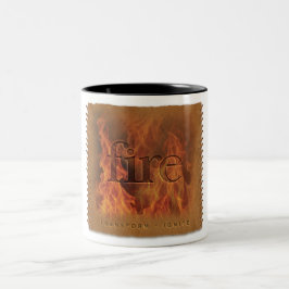 Vier Elemente - Feuer - Kaffeetasse