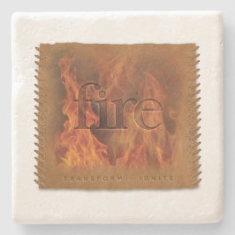 Vier Elemente - Feuer - Untersetzer