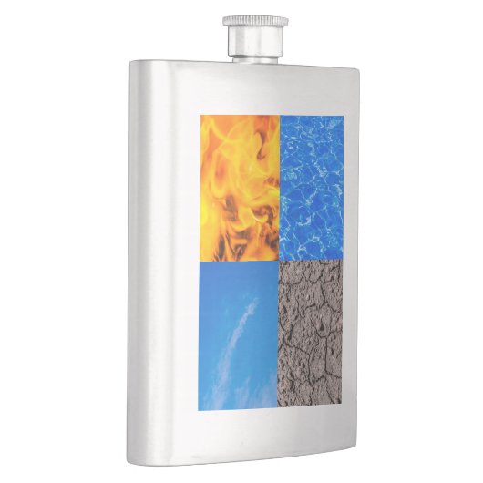 Vier Elemente Flachmann (Rechts)