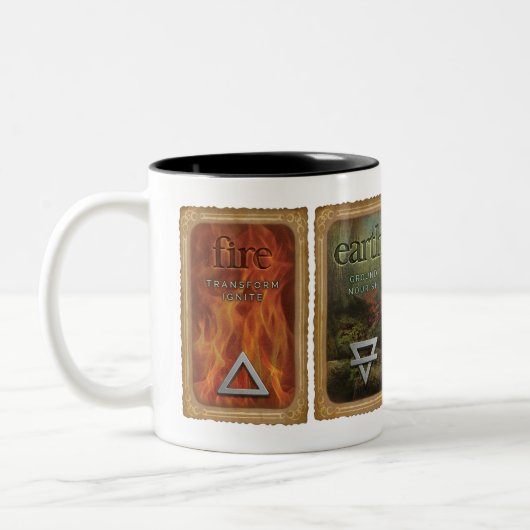 Vier Elemente - Kaffeetasse (Links)