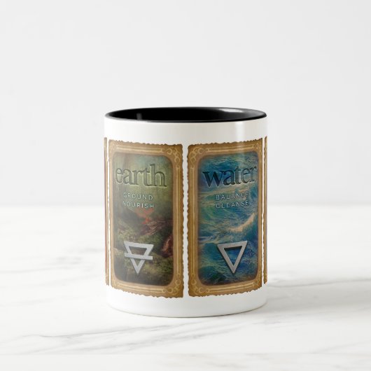 Vier Elemente - Kaffeetasse (Mittel)