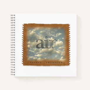 Vier Elemente - Luft - Journal Notizblock