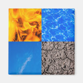 Vier Elemente Magnet (Vorne)