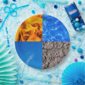 Vier Elemente Pappteller (Party)