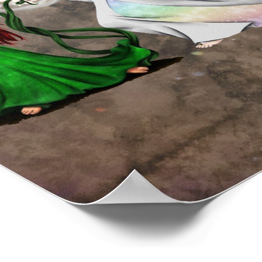 Vier Elemente Poster (Ecke)