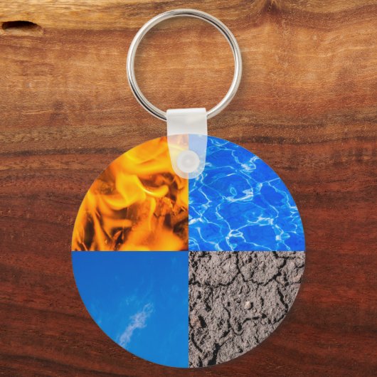 Vier Elemente Schlüsselanhänger (Vorderseite)