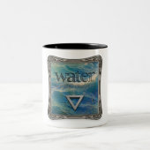Vier Elemente - Wasser - Kaffeetasse (Mittel)