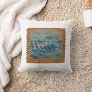 Vier Elemente - Wasser - Kissen