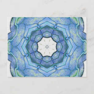 Vier Elemente Wasser Mandala Postkarte