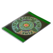 Vier Elementesun-Mandala Notizblock (Linke Seite)