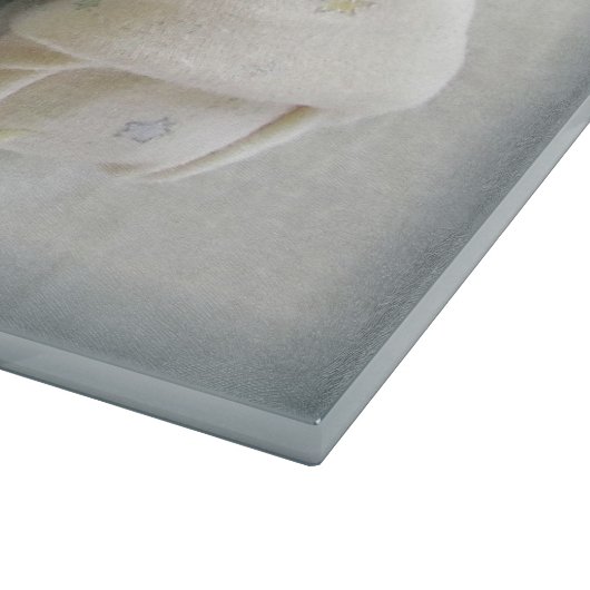 Vier entzückende Elf-Babys: Polymer-Lehm Schneidebrett (Ecke)