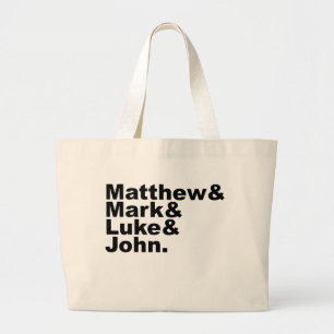 Vier Evangelien - Matthäus & Markus & Lukas & Joha Jumbo Stoffbeutel