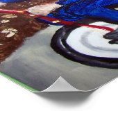 "Vier Fahrräder" Poster (Ecke)