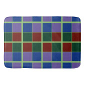 Vier Fandom-Farben überprüft Badematte (Vorderseite)