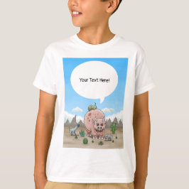 Vier Fantasy Dinosaurier T-Shirt