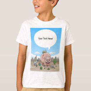 Vier Fantasy-Dinosaurier T-Shirt