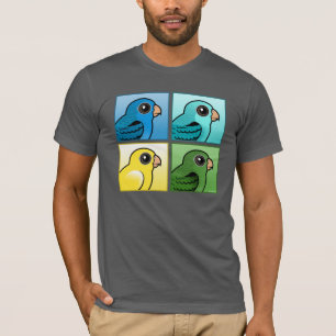 Vier Farbe Linnies T-Shirt