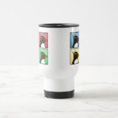 Vier Farbe Rockhopper Reisebecher (Mittel)
